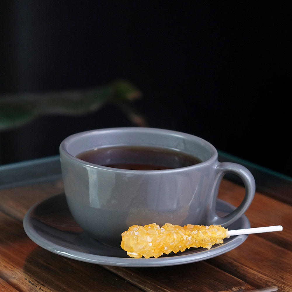 Why Rock Candy has a Crystallized Form?