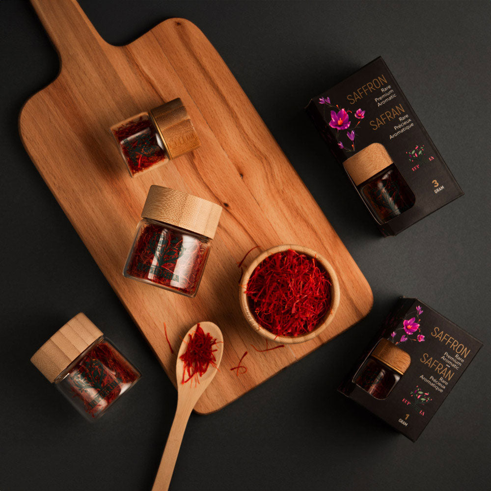 The Science Behind Blooming Saffron with Ice Cubes