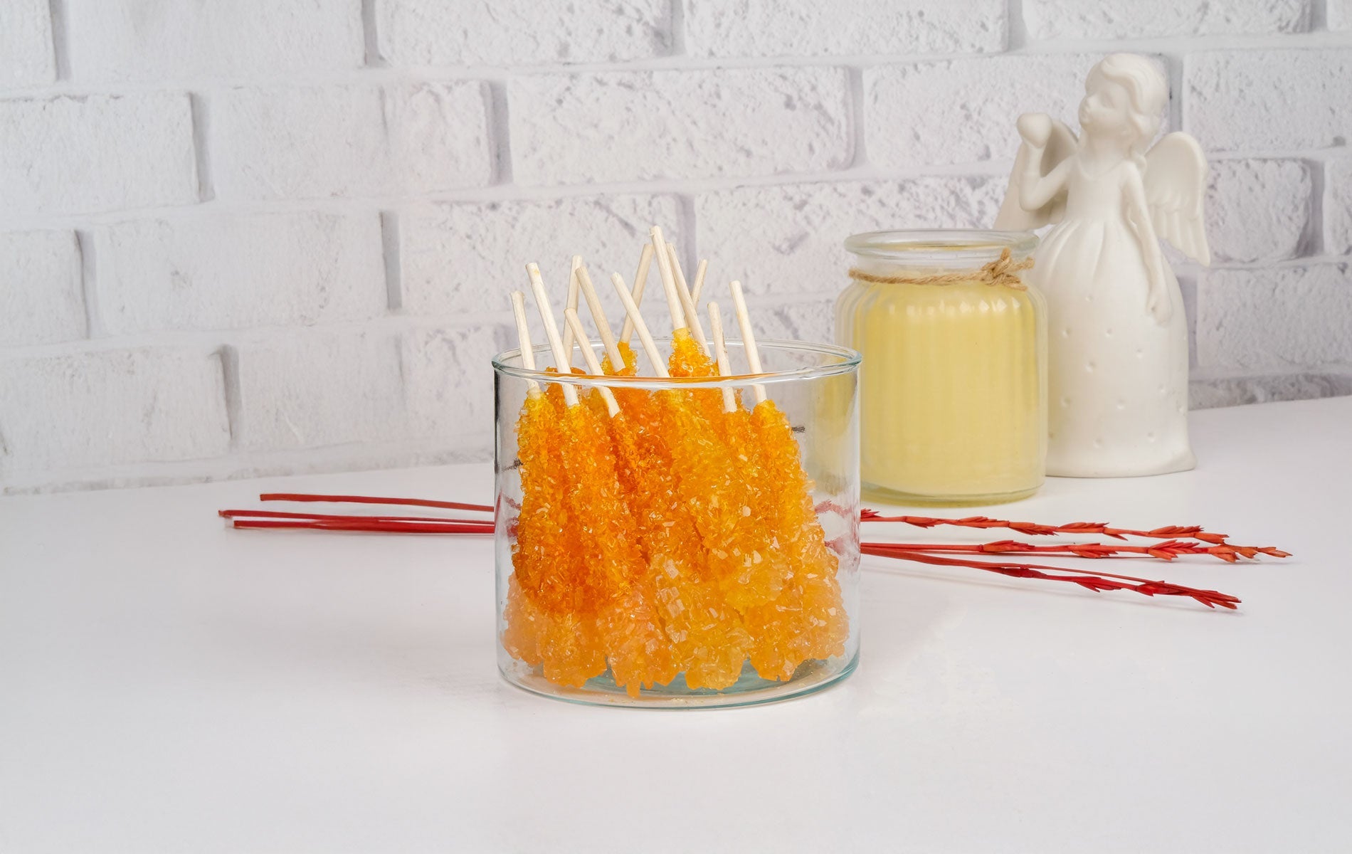 saffron rock candy