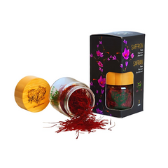 Saffron, Pure Grade A+ All Red Saffron Threads, Fresh, Premium, Aromatic, Hand Harvested, Unprocessed, Kosher Certified, 3 Gram