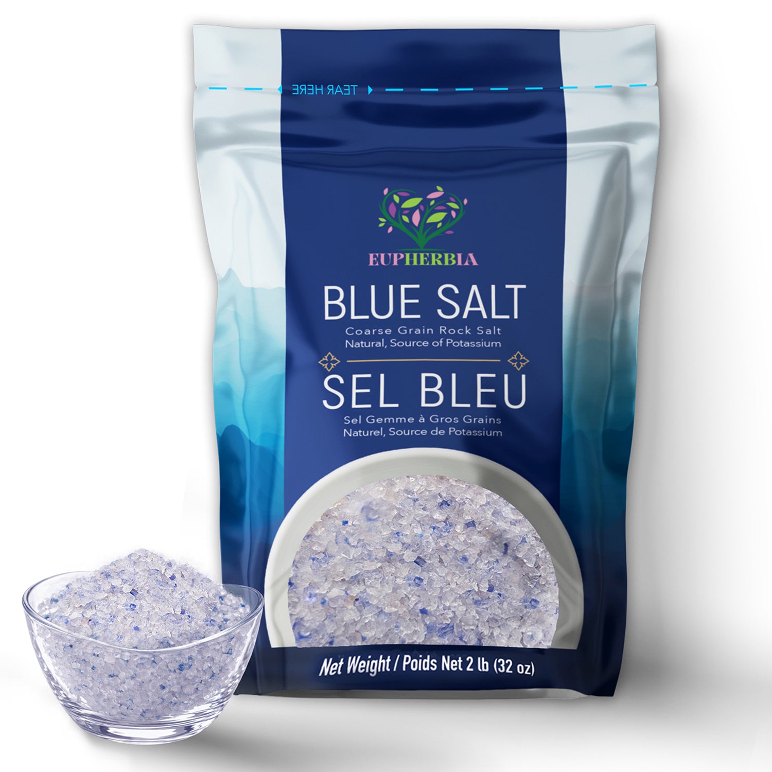 Blue Salt Coarse Refill 2lb (32 oz)