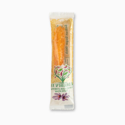 Saffron Rock Candy Sticks 25 Pack