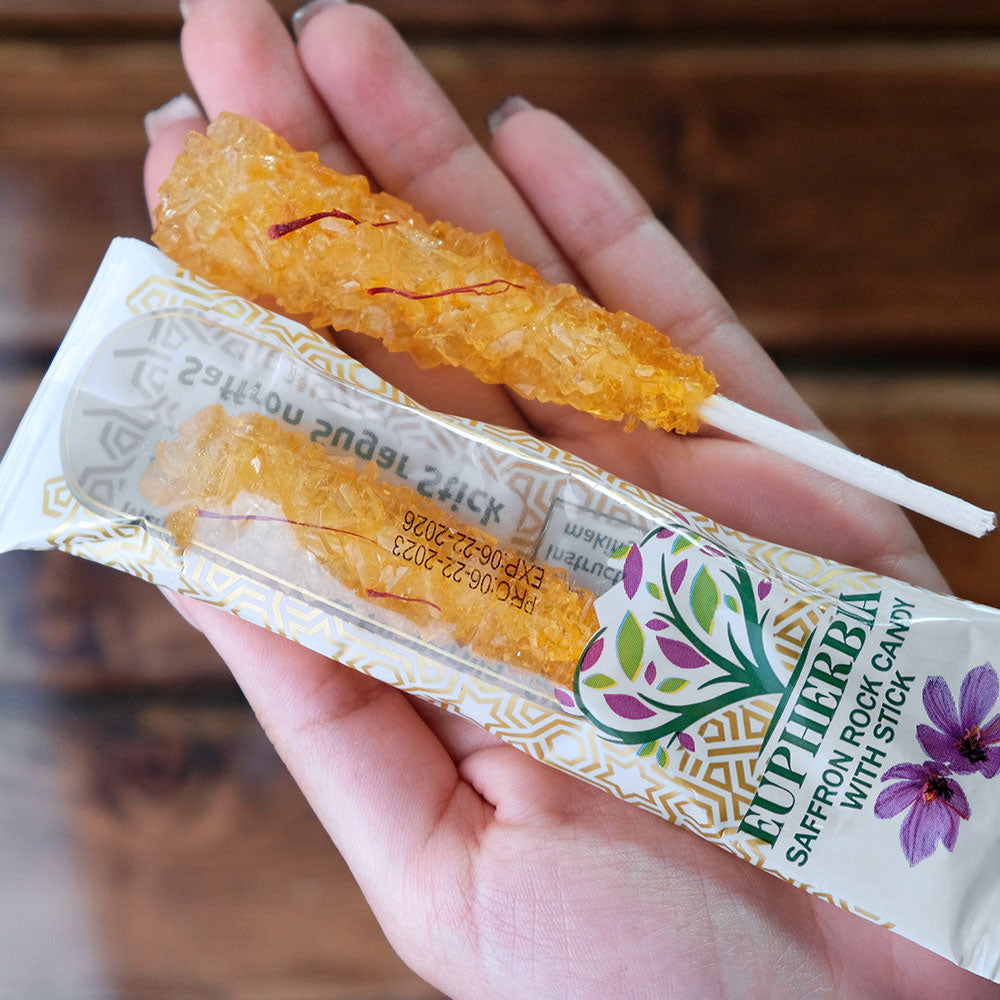 Saffron Rock Candy Sticks - Eupherbia