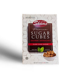 Brown/Demerara Sugar Cubes | Box | 17.6 oz | Shams