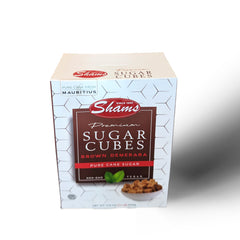 Brown/Demerara Sugar Cubes | Box | 17.6 oz | Shams