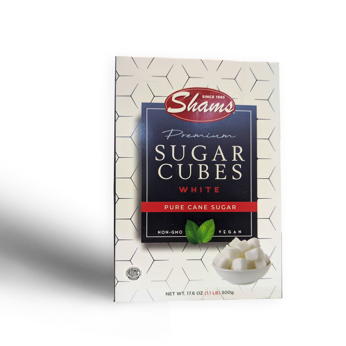 Premium White Sugar Cubes | Box | 17.6 oz | Shams