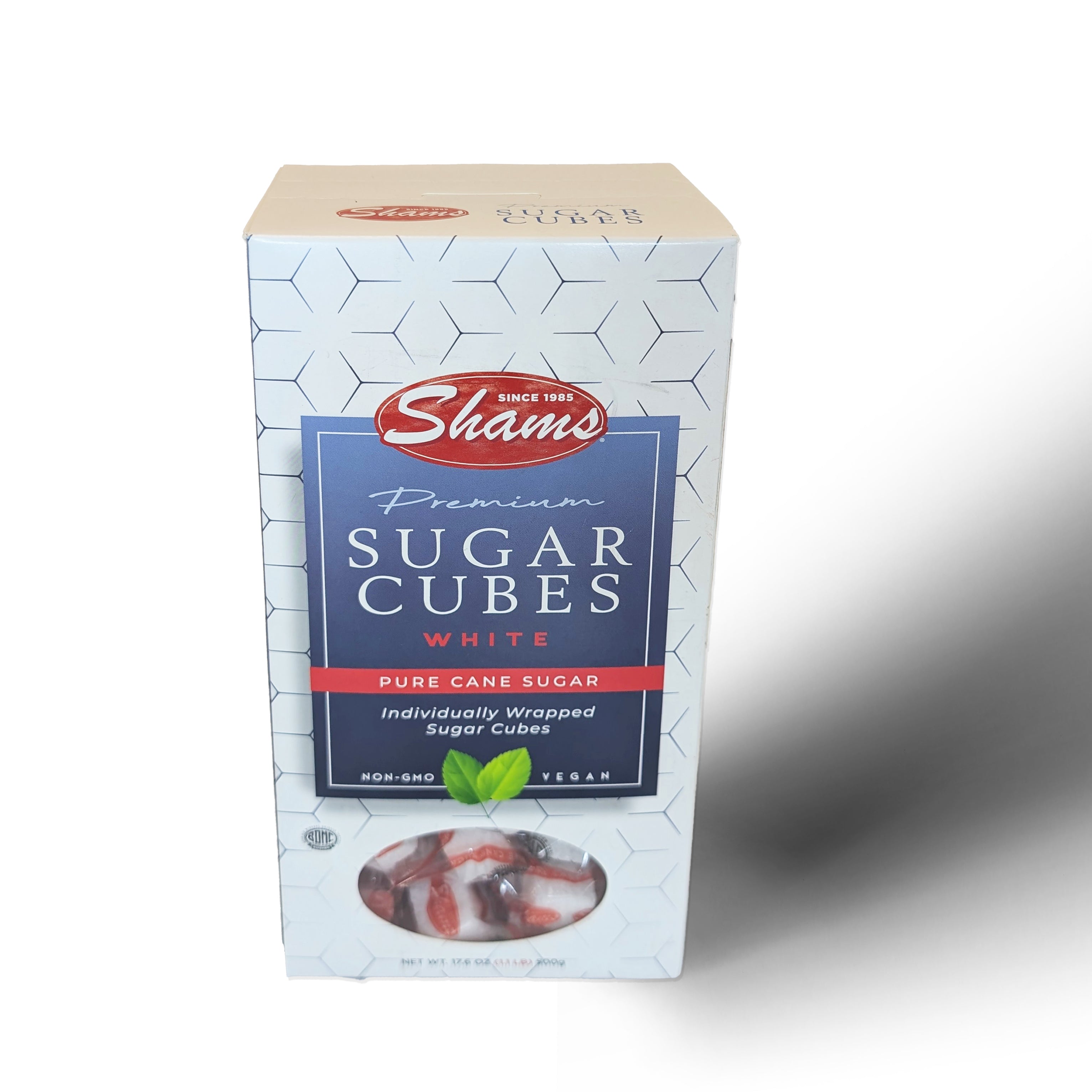 White Sugar Cubes | Individually Wrapped | 17.6 oz | Shams