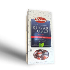 White Sugar Cubes | Individually Wrapped | 17.6 oz | Shams