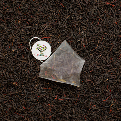 Saffron Black Tea 12 Sachets - Eupherbia