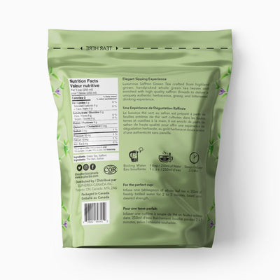 Saffron Green Tea, Loose Leaf 227g (8 oz) - Eupherbia