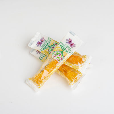Saffron Rock Candy Sticks Bulk 300 Pack - Eupherbia