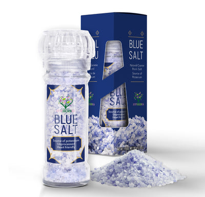 Blue Salt Coarse with Grinder 100g (3.5 oz) - Eupherbia
