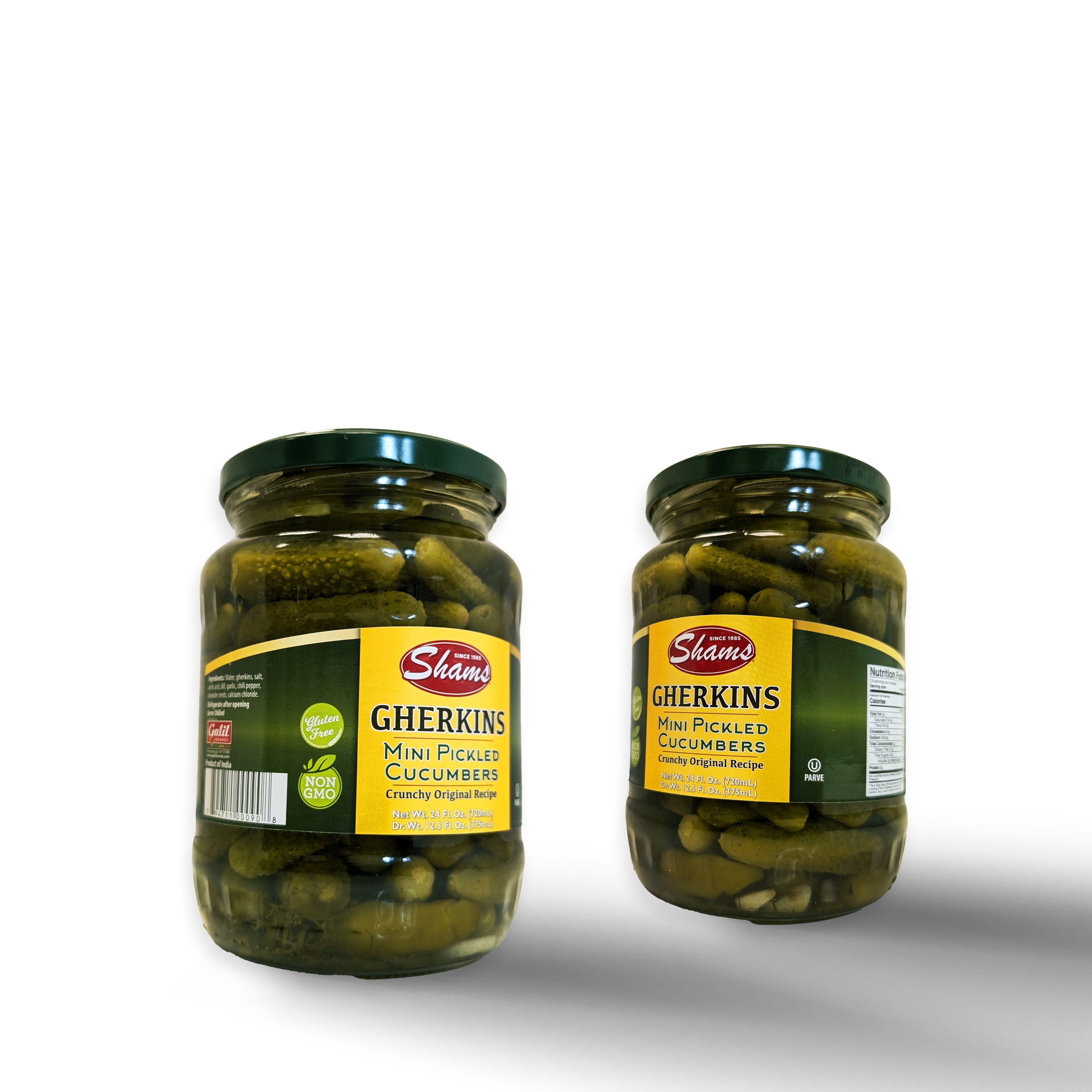 Mini Gherkin Pickles | 24 oz | Shams