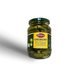 Mini Gherkin Pickles | 24 oz | Shams